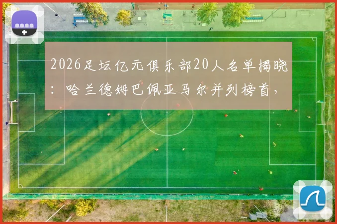 2026足坛亿元俱乐部20人名单揭晓：哈兰德姆巴佩亚马尔并列榜首，解析德转身价评估与薪资内幕